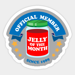 Jelly of the Month Club Sticker